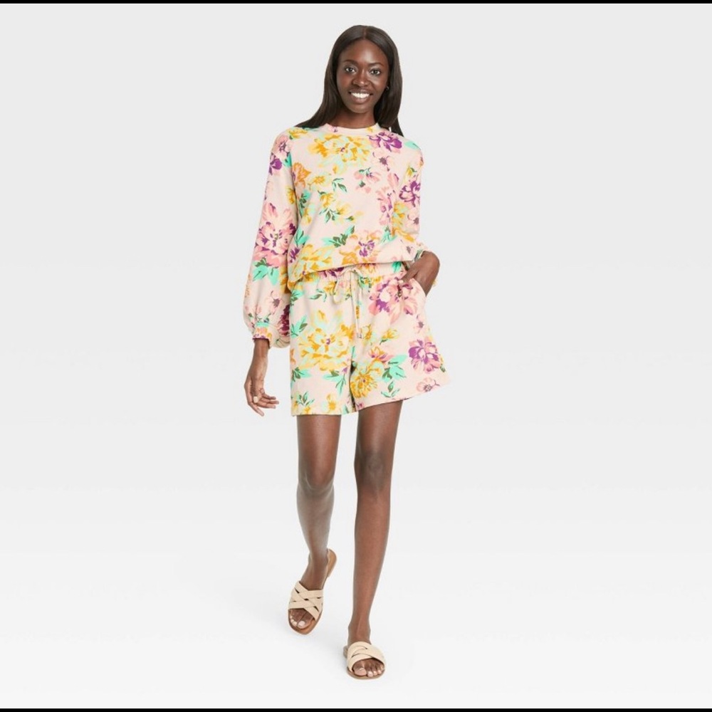 Who What Wear Floral Lounge Shorts